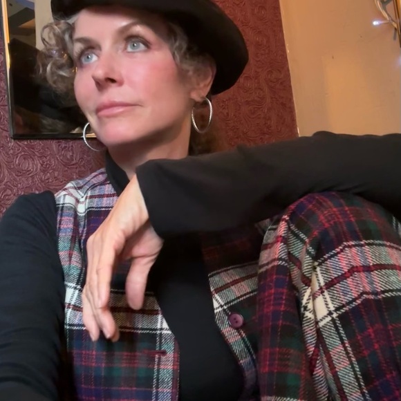 Vintage Red and Purple Sleeveless Maxi Sundress - Picture 11 of 13